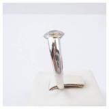 Solitaire CZ Sterling Silver Ring - Size 7.75