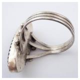 Black Onyx Sterling Southwest Ring - Size 6