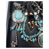 Boho Bead Costume Jewelry Collection - Mixed Metal Bracelets & Necklaces