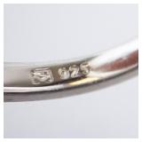 Rhodonite Sterling Silver Ring - Size 8