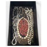 Assorted Costume Jewelry Necklaces - Pearl & Bead Collection