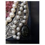 Assorted Costume Jewelry Necklaces - Pearl & Bead Collection