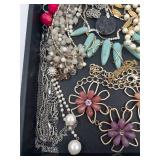 Costume Jewelry Assortment - Necklaces, Bracelets & Bead Strands