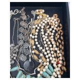Costume Jewelry Assortment - Necklaces, Bracelets & Bead Strands