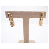 Swarovski Crystal Gold Tone Clip-On Earrings (Lot of 2)