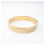 Michael Kors MK Logo Gold Tone Bangle Bracelet