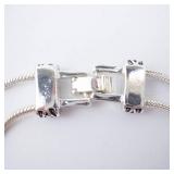 Napier - Silver-Tone Multi-Oval Gemstone Bracelet