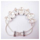 Napier - Silver-Tone Multi-Oval Gemstone Bracelet