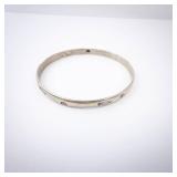 Sterling Silver Bracelet 925 - Paw Print & Medallion Motifs