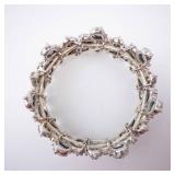 Crystal Rhinestone Bracelet - Silver Tone, Statement Cocktail Jewelry