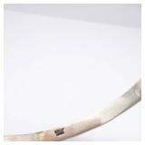 Sterling Silver Bangle Bracelet - Patterned Grapes/Leaves Motif