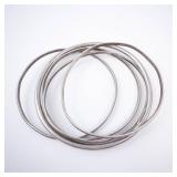 Sterling Silver Bangles (Lot of 5)