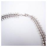 Chunky Sterling Silver Flat Chain Necklace. 68 Grams!!!
