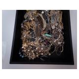 Assorted Costume Jewelry Collection: Necklaces, Chains, Bracelets & Pendants