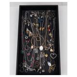Assorted Jewelry Lot: Necklaces & Bracelets - Mixed Metals