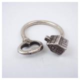 Tiffany & Co - Sterling Silver House Key Ring