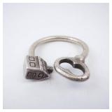 Tiffany & Co - Sterling Silver House Key Ring