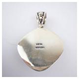 Suarti Lapis Lazuli Pendant - Sterling Silver 925 Indonesia