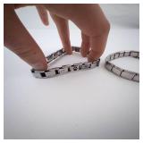 Italian Stainless Steel Charm Bracelets (Lot of 2)
