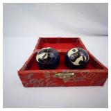 Baoding Stress Balls - Vintage Chinese Chiming Harmony (Lot of 2)