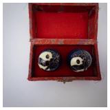 Baoding Stress Balls - Vintage Chinese Chiming Harmony (Lot of 2)