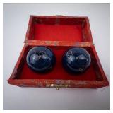 Baoding Stress Balls - Vintage Chinese Chiming Harmony (Lot of 2)