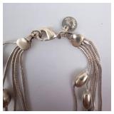 Sterling Silver Multi-Strand Bead Bracelet