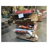 Pallet of Around 25 Heavy Duty Used Cardboard Gaylord Boxes in Excellent Condition.