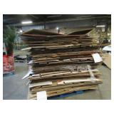 Pallet of Around 25 Heavy Duty Used Cardboard Gaylord Boxes in Excellent Condition.