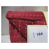 NEW Lenox 3-Piece Quilt Set, KING - RED