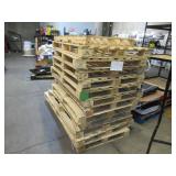 Pallet of 13 Oversized Wooden Pallets - XL and XXL