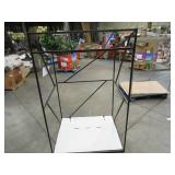 Welded Black Metal Frame Built to Fit Onto Pallets with Angled Roof - Perfect for Projects