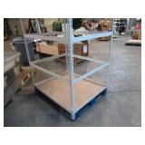 Adjustable White Metal Frame Built to Fit Onto Pallets - Perfect for Projects