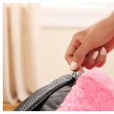 NEW Snuggle Cuddler Oversized Juvenile Plush Human Dog Bed - Pink