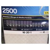 Filtrete Air Filter, MPR 2500 MERV 14, High Performance Filter 16x20x1, 4-pack