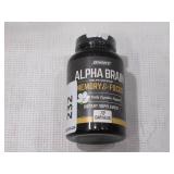 NEW ONNIT Alpha BRAIN Nootropic Brain Health Supplement Capsules, 78 ct.