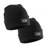NEW CAPLight Rechargeable 4.0 2 Knit Black Knit RT APX Beanies