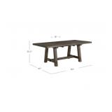 USED Bayside Furnishings Farmhouse Table - Unassembled, Missing Hardware