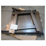 USED Bayside Furnishings Farmhouse Table - Unassembled, Missing Hardware