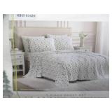 NEW Lenox Holiday Flannel Sheet Set - Pine Trees Green - KING