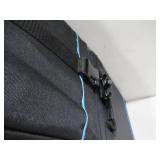 NEW ArtBin 6922SP Tote Express Rolling Portable Art Craft & Sewing Storage Organizer Bag with Wheels-Fits Sewing Machine, Black/Aqua