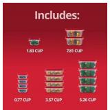 NEW Rubbermaid EasyStore Containers with Lids, 30-Piece Set