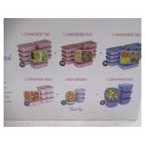 NEW Bentgo Prep 90-Piece Food Storage Set - Dusky Field Collection