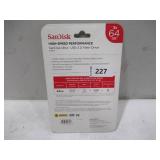 NEW SanDisk 64GB Ultra USB 3.0 Flash Drive 3 Pack