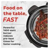 Instant Pot RIO Wide Plus, 7.5 Quarts 35% Larger Cooking Surface, 9-in-1 Electric Multi-Cooker, Pressure Slow Cooker, Rice Cooker, Steamer-XL