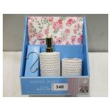 NEW Draper James 15-Piece Bath Set - Pink