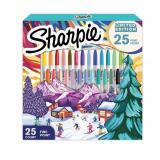 NEW Sharpie Permanent Markers, Fine Point Markers Variety Pack, Assorted Colors, 25 Count