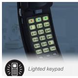 NEW AT&T 210 Basic Trimline Corded Phone, No AC Power, Wall-Mountable, Black