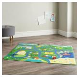 NEW Peppa Pig Megamat Jumbo Floor Playmat with 2 Character Vehicles