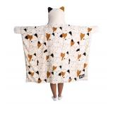 NEW Kids’ Plush Hooded Throw with Faux Fur Lining, 40" x 50" - Squishmallows